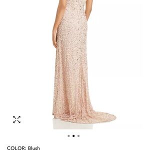 New Elegant Blush Sequin Gown - Adrianna Papell